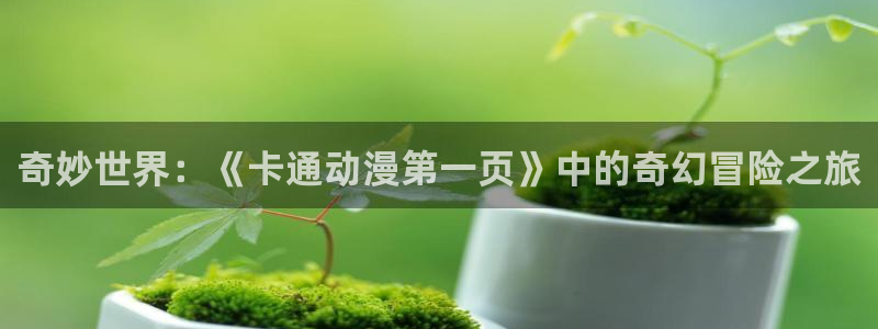 囧次元app：奇妙世界：《卡通动漫第一页》中的奇幻冒险之旅