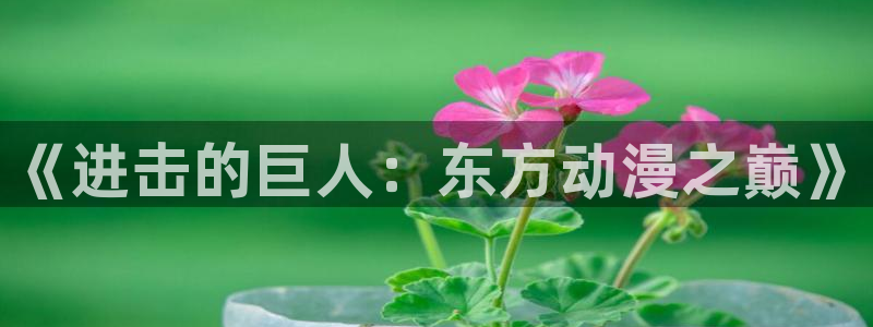 囧次元动漫app正版下载：《进击的巨人：东方动漫之巅》